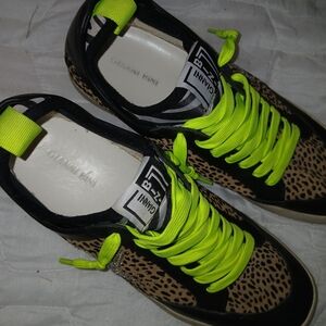 Gianni bini kaekko glitter star cheetah animal print sticker